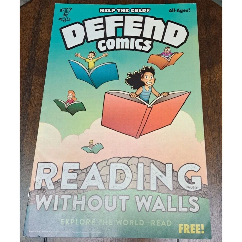 2017 Defend Comics Reading Without Walls Free Comic Book Day Edition CBLDF